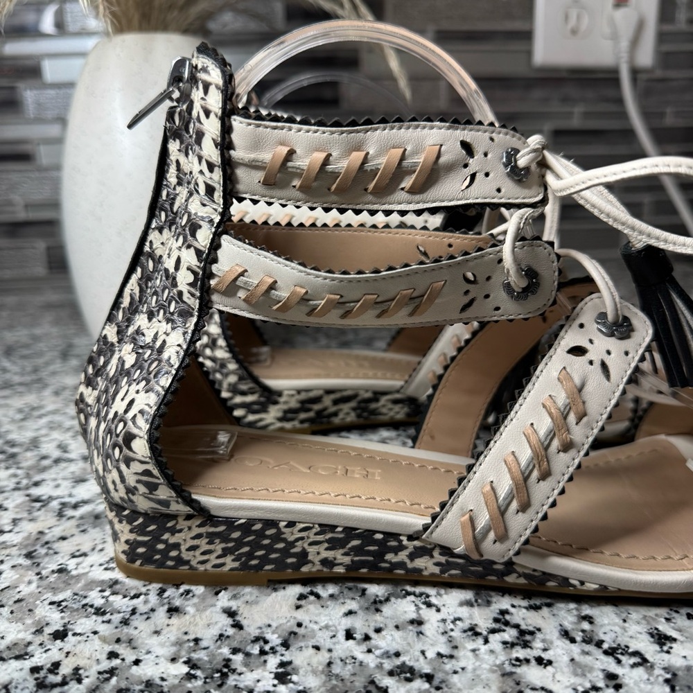 Coach | Women’s Via Demi Wedge Sandal Size 8 - Picture 4 of 15